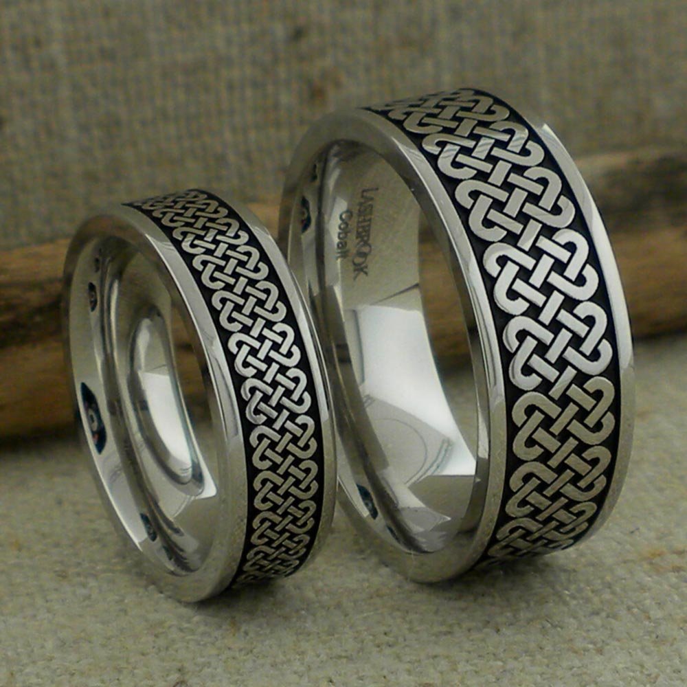Celtic Heart Wedding Rings