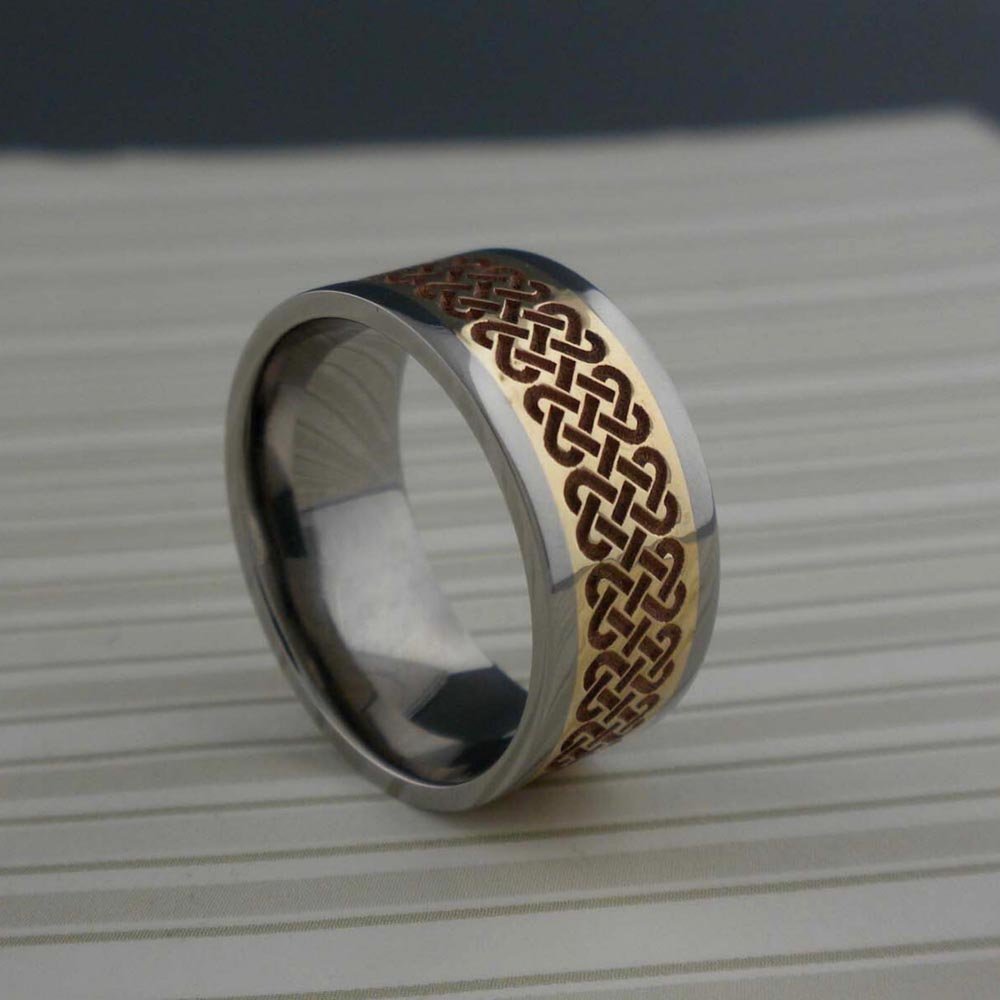Custom Double Heart Wedding Ring