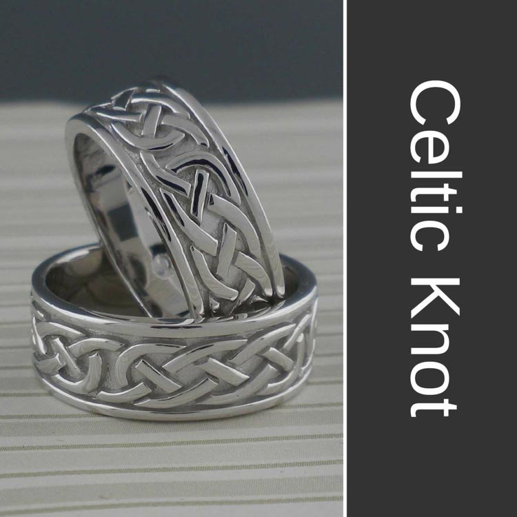 Celtic Knot Wedding Rings