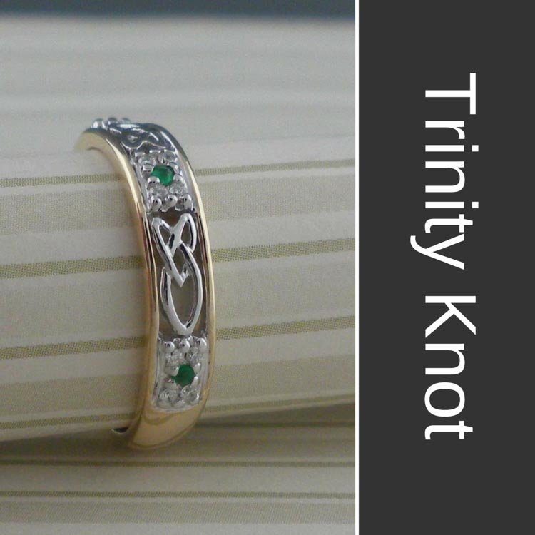 Trinity Knot Wedding rings