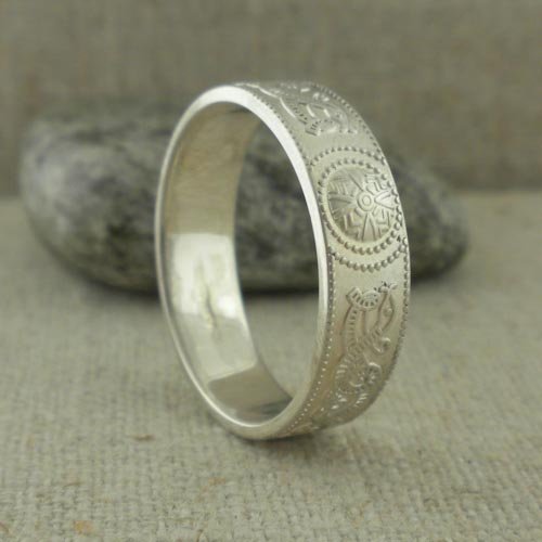 Warrior Shield Wedding rings