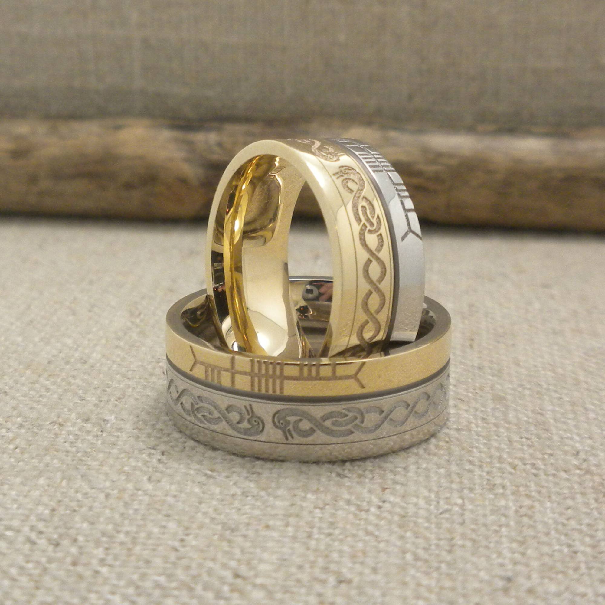 Celtic LeChiele Rings by Boru