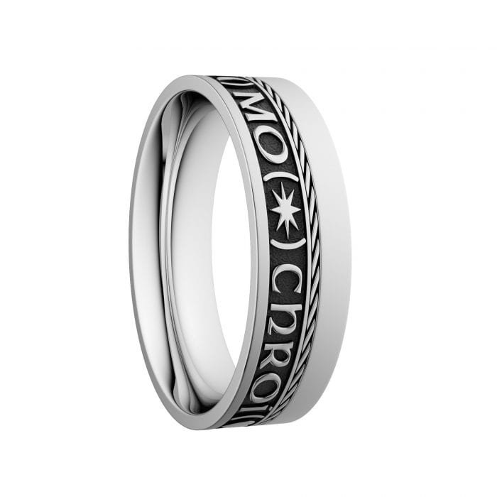 Bright Love of my Heart Gaelic Wedding Ring