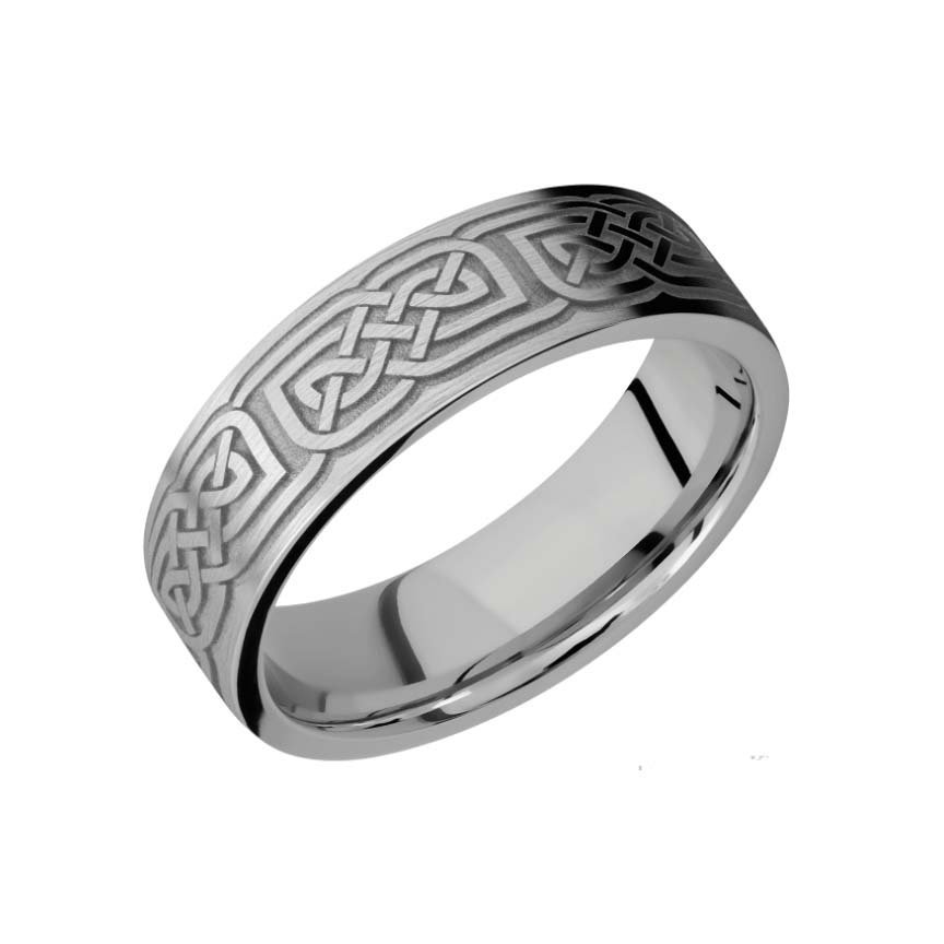 Celtic Knot Wedding Ring in Cobalt Chrome