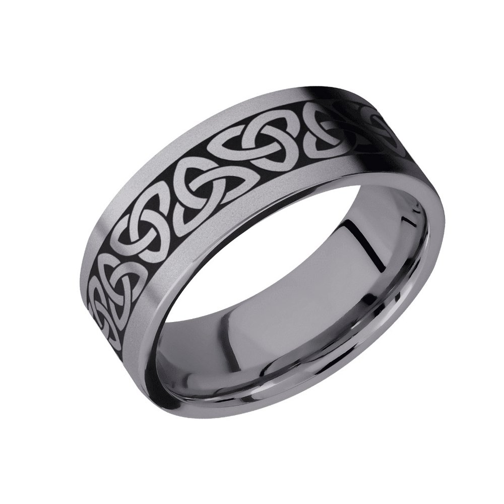 Tantalum Trinity Knot Wedding Ring