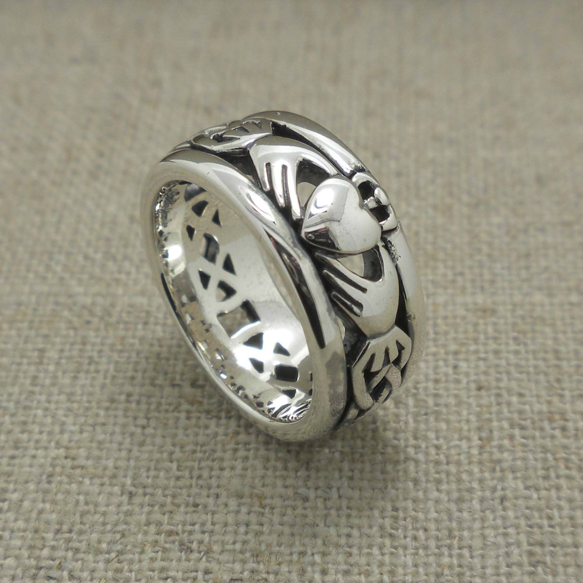 Sterling Silver Claddagh Rings