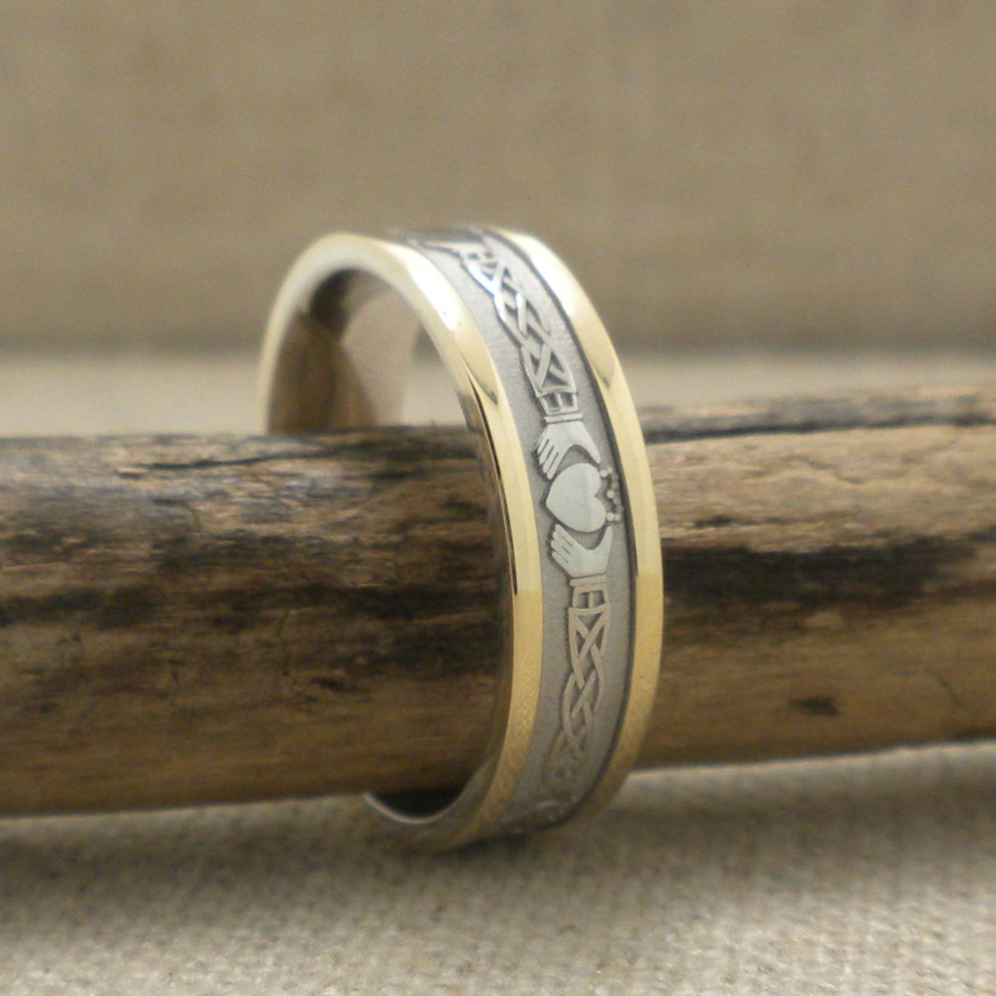 Celtic Claddagh Wedding Ring