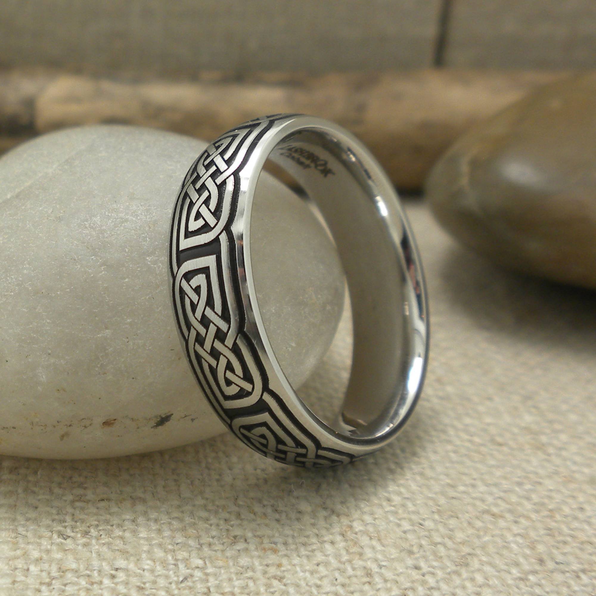 6 mm Celtic Knot Wedding Ring 