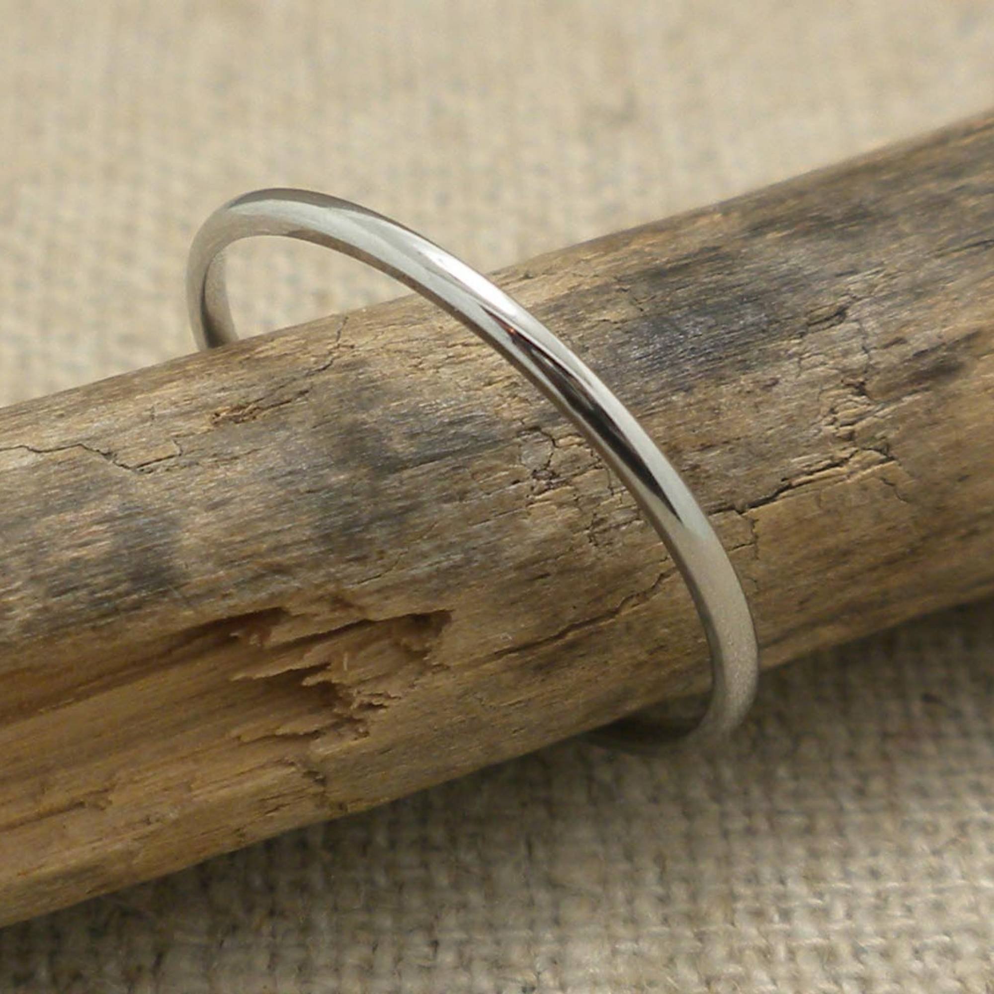 1 mm Custom Cobalt Chrome Wedding Ring