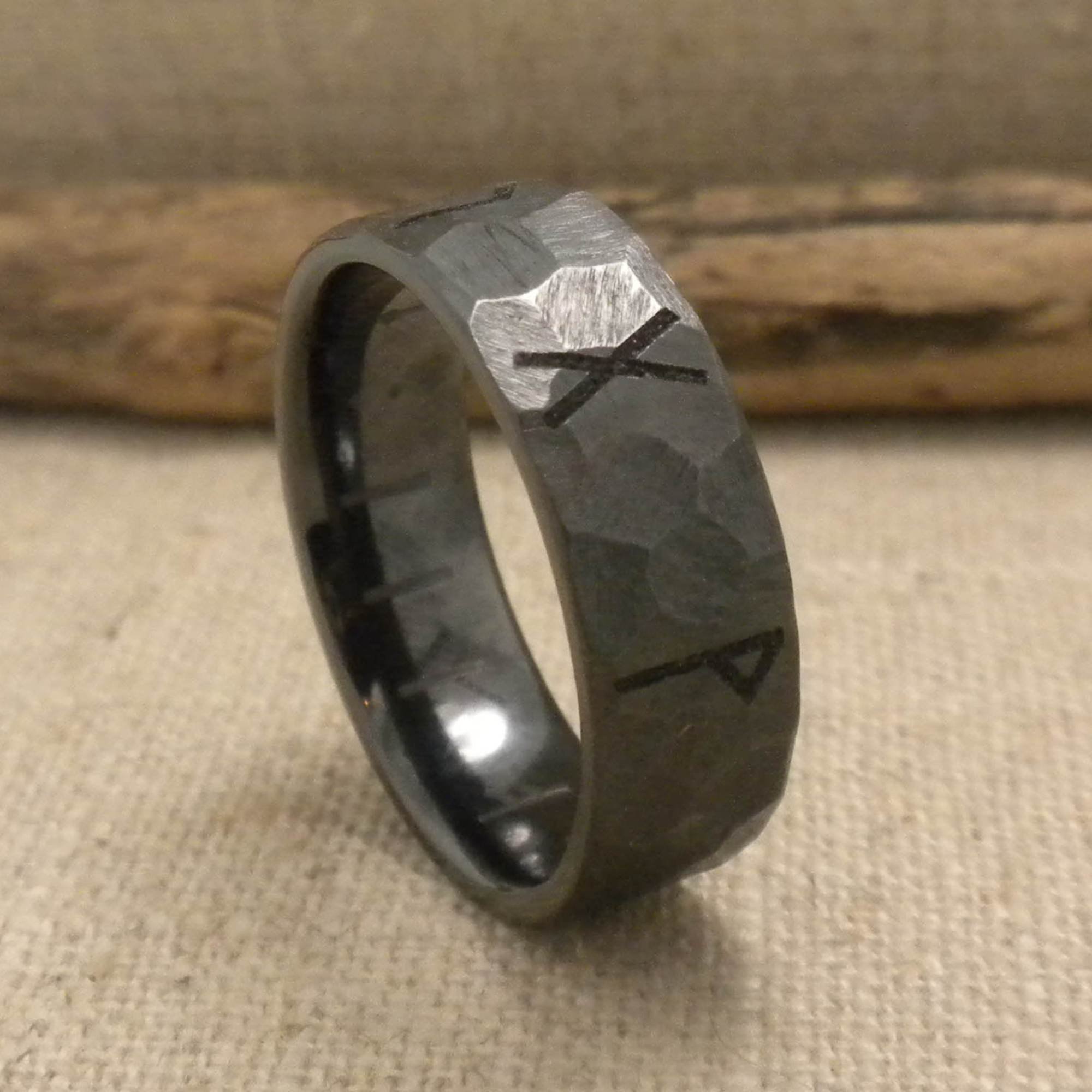 Custom Rune Wedding Ring