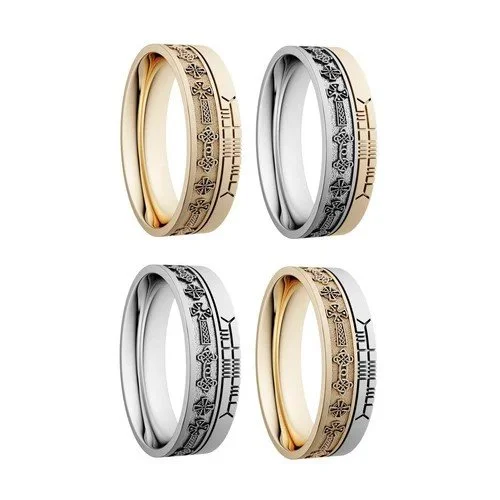 Faith Collection Celtic Cross Wedding Ring