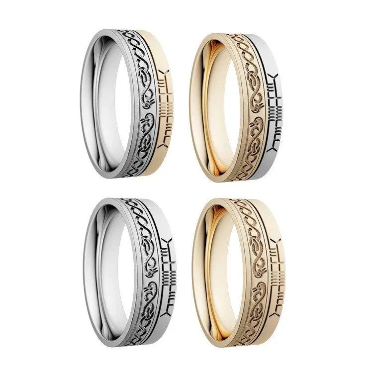 Celtic Swan Wedding Ring by Boru