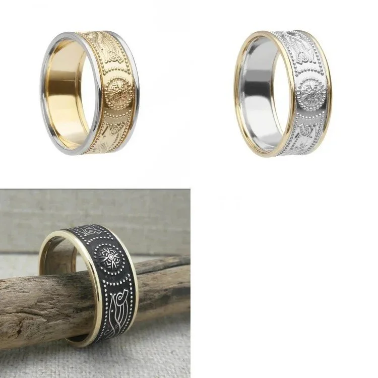 Celtic Warrior Shield Wedding Ring