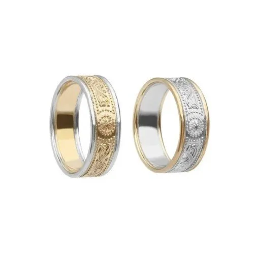 Celtic Shield Wedding Ring by Boru