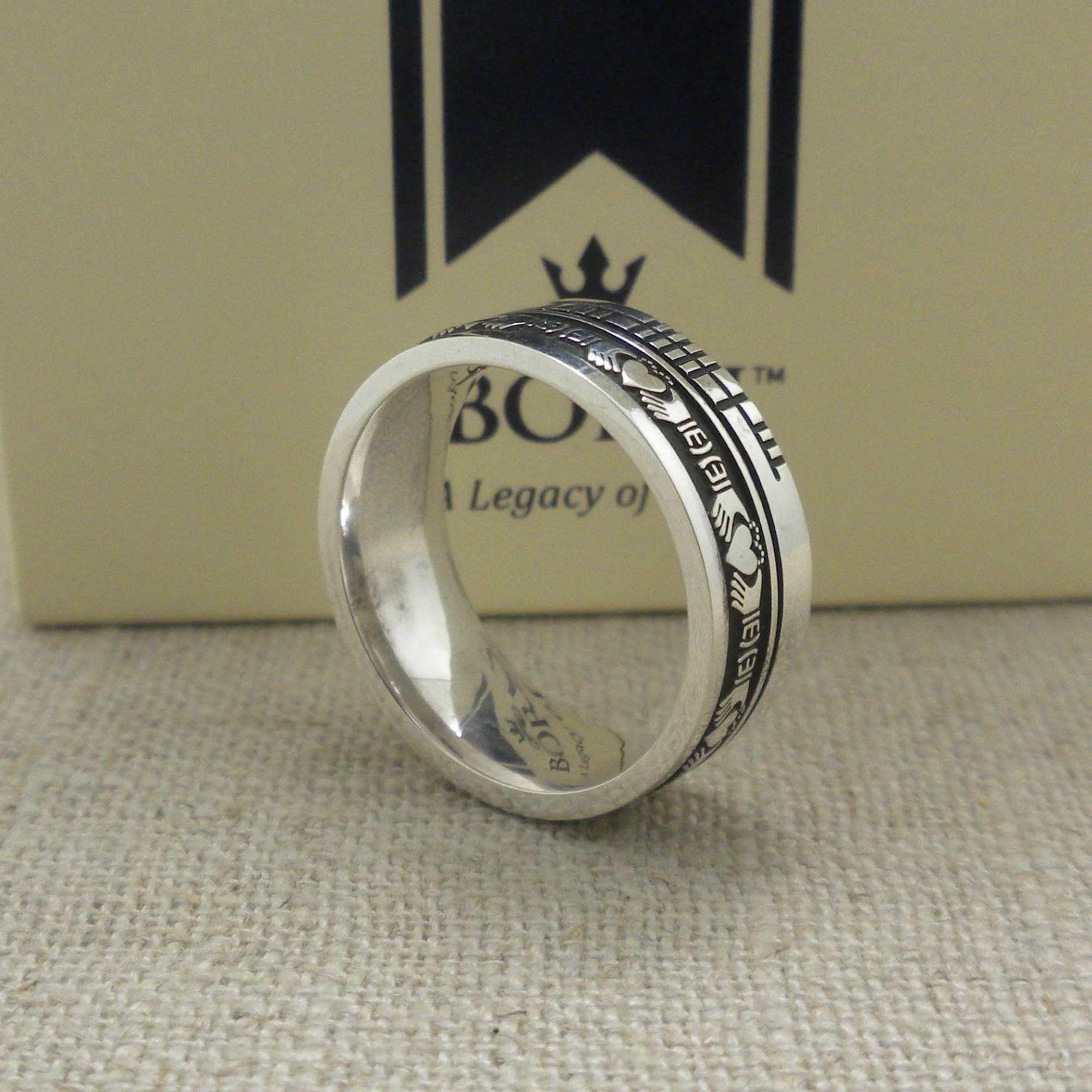 Love Loyalty and Friendship Wedding Ring by Boru