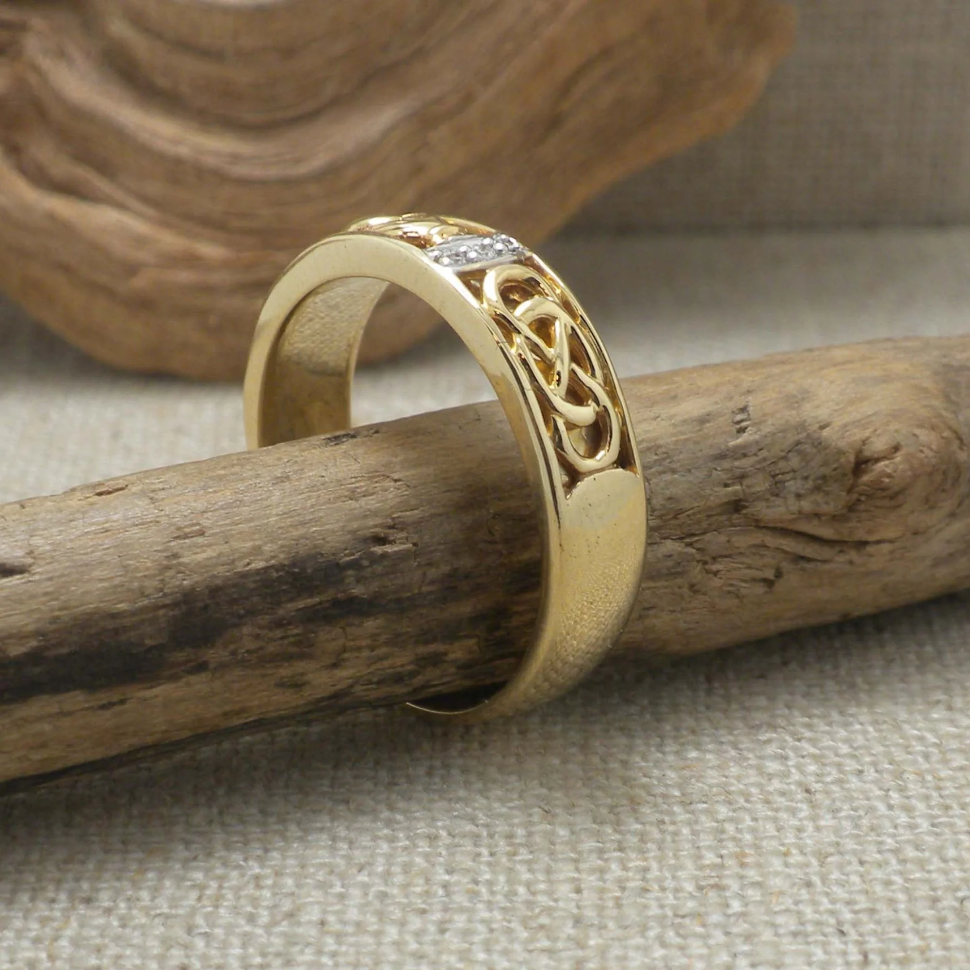 Irish Made Claddagh Wedding Ring