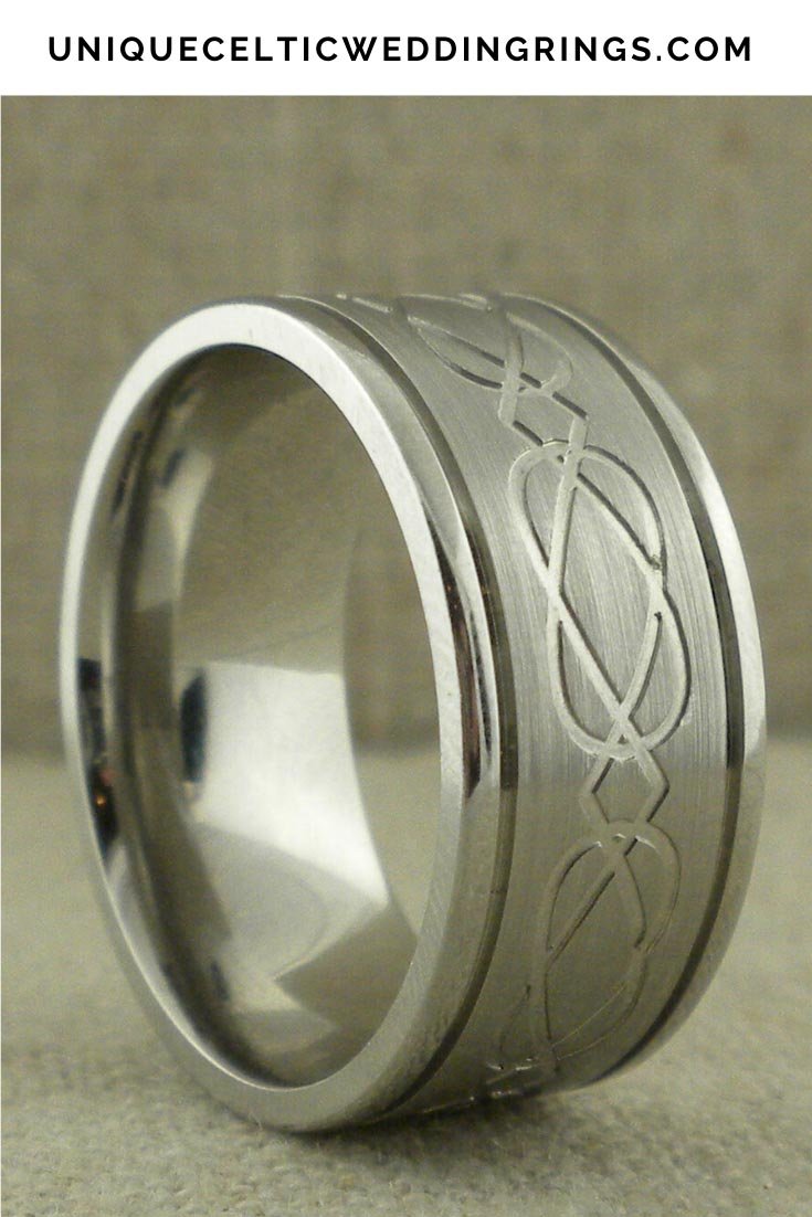 Celtic Weave Wedding Ring — Unique Celtic Wedding Rings