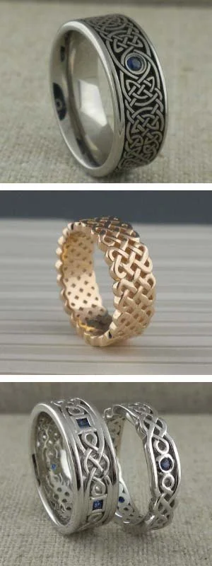 Custom Celtic Wedding Bands — Unique Celtic Wedding Rings