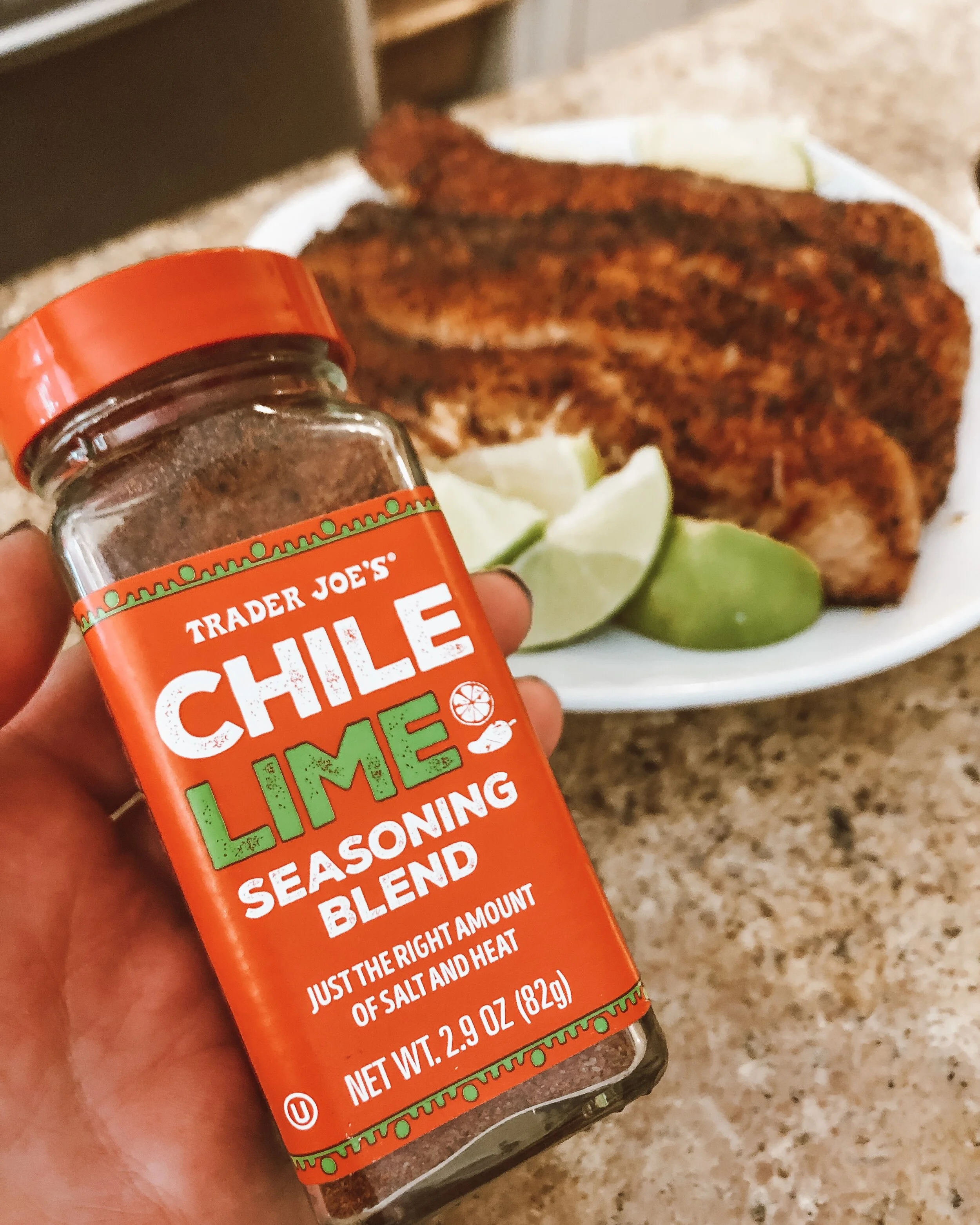 Air Fryer Chili Lime Salmon — Macros with Lil
