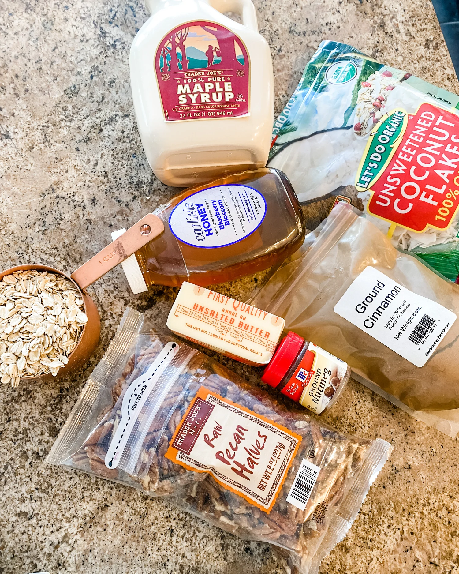 Easy Homemade Maple Pecan Granola — Macros with Lil