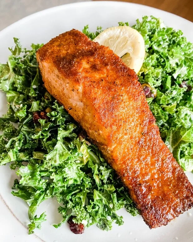 Air Fryer Chili Lime Salmon — Macros with Lil