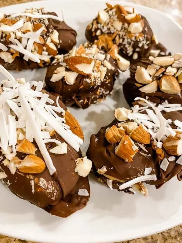 The Best Medjool Date Recipe {Candy Bar Bites} — Macros with Lil