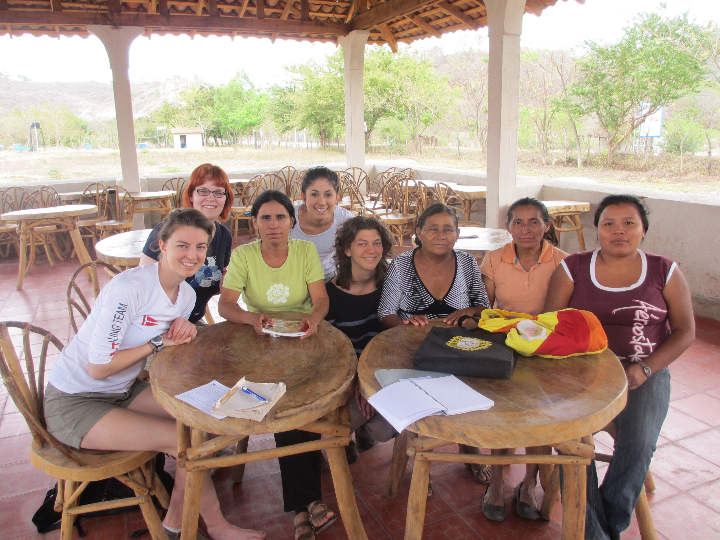 D-Lab Team with the Solar Women