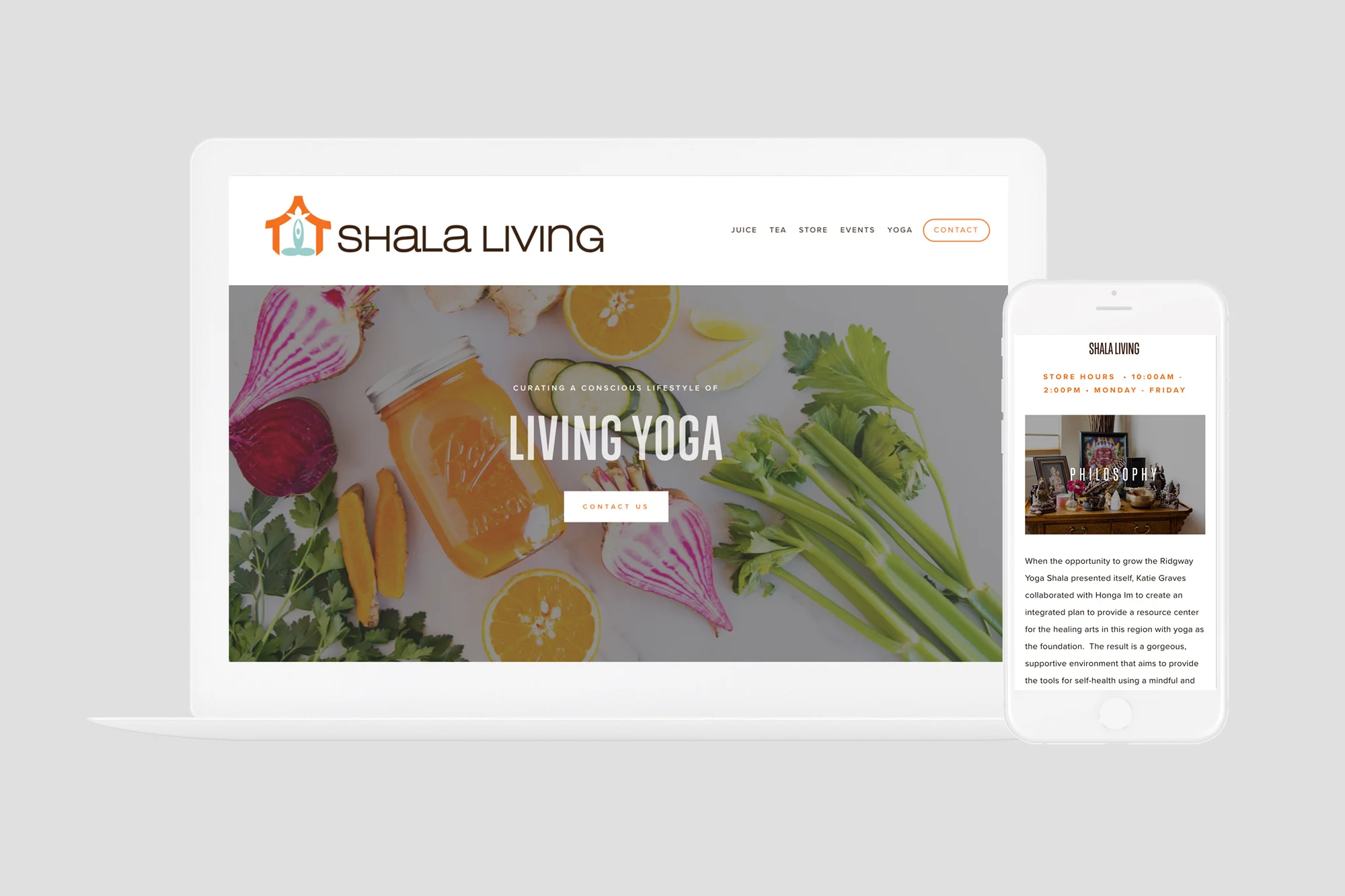 We took all the photography for the Ridgway Yoga Shala website