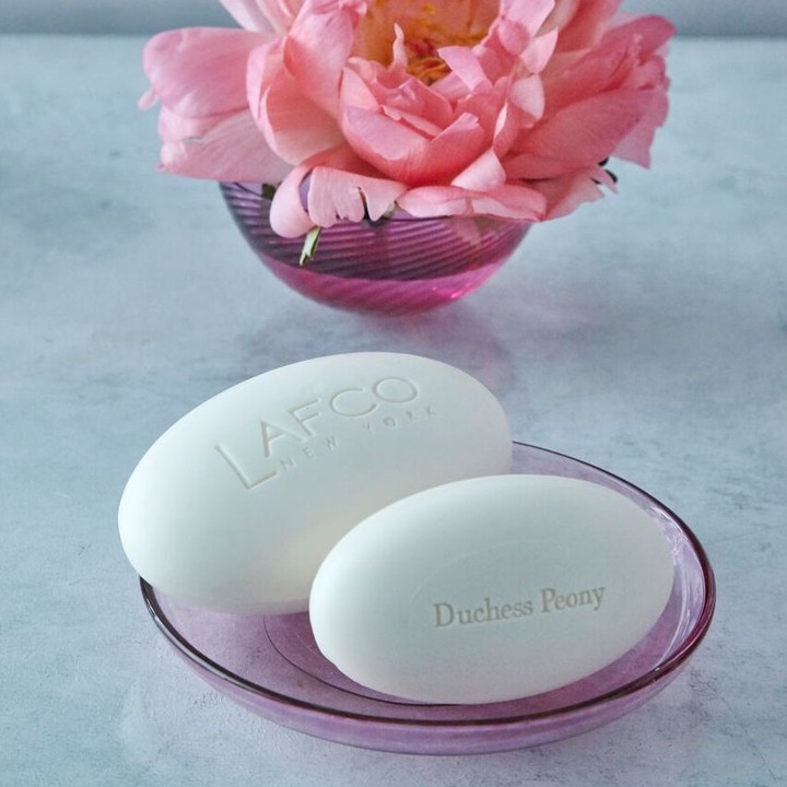 LAFCO Duchess Peony Hand Soaps LAFCO combines traditional craftsmanship and the purest ingredients to create transporting home fragrances and personal care products
