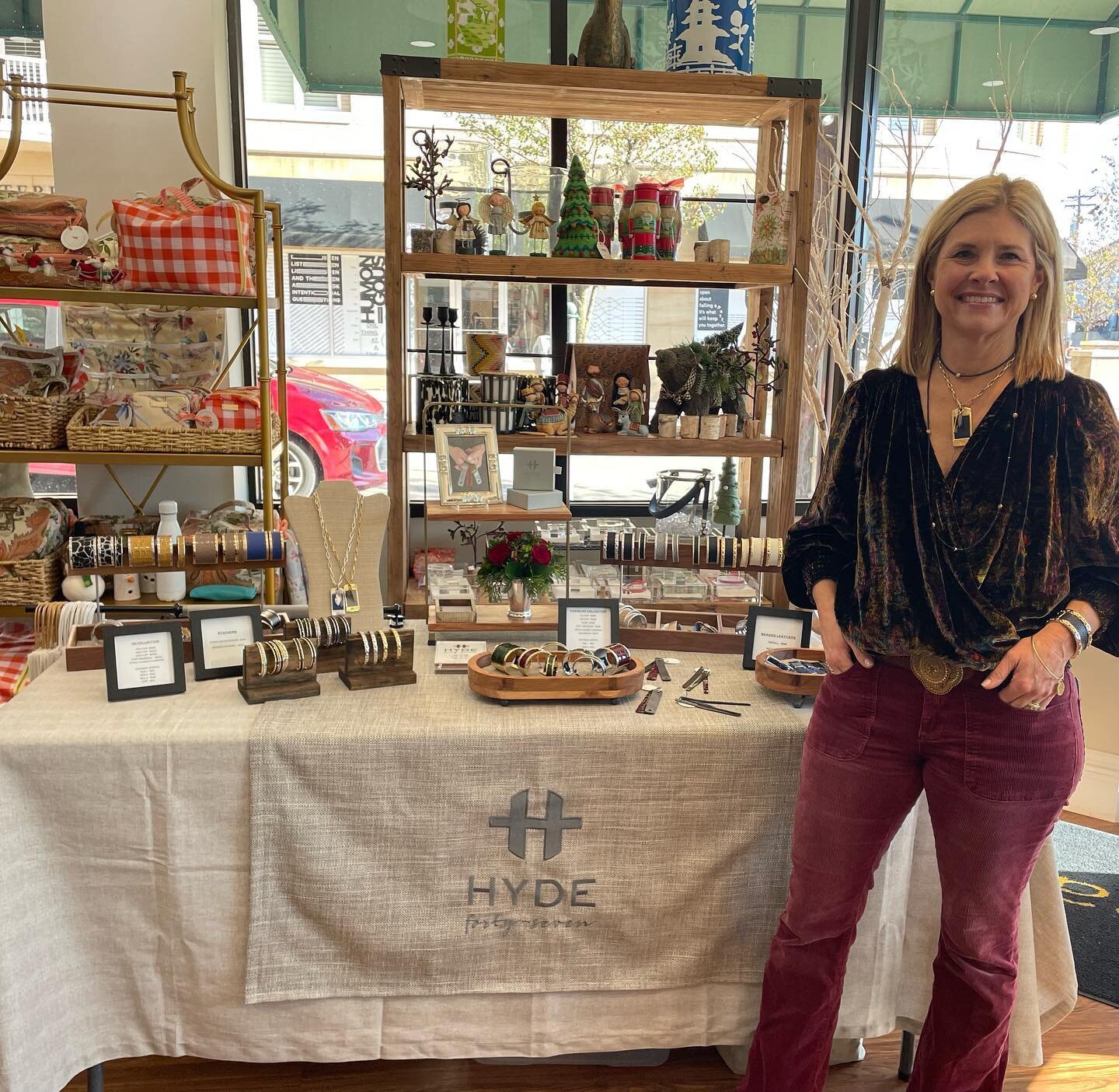 🎈🎈🎈Going on NOW, until 4pm today! We&rsquo;ve been counting down and are so excited to have Ann and her stunning jewelry line at the shop! These are must see pieces of jewelry! Create your own! Create gifts! Oh my! Grab a cookie and play jewelry d