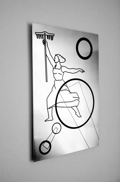 Gestos y Posturas (Tecnópolis, Provincia de Buenos Aires). Instalación tubos de neón, dimensiones variables. 2013.