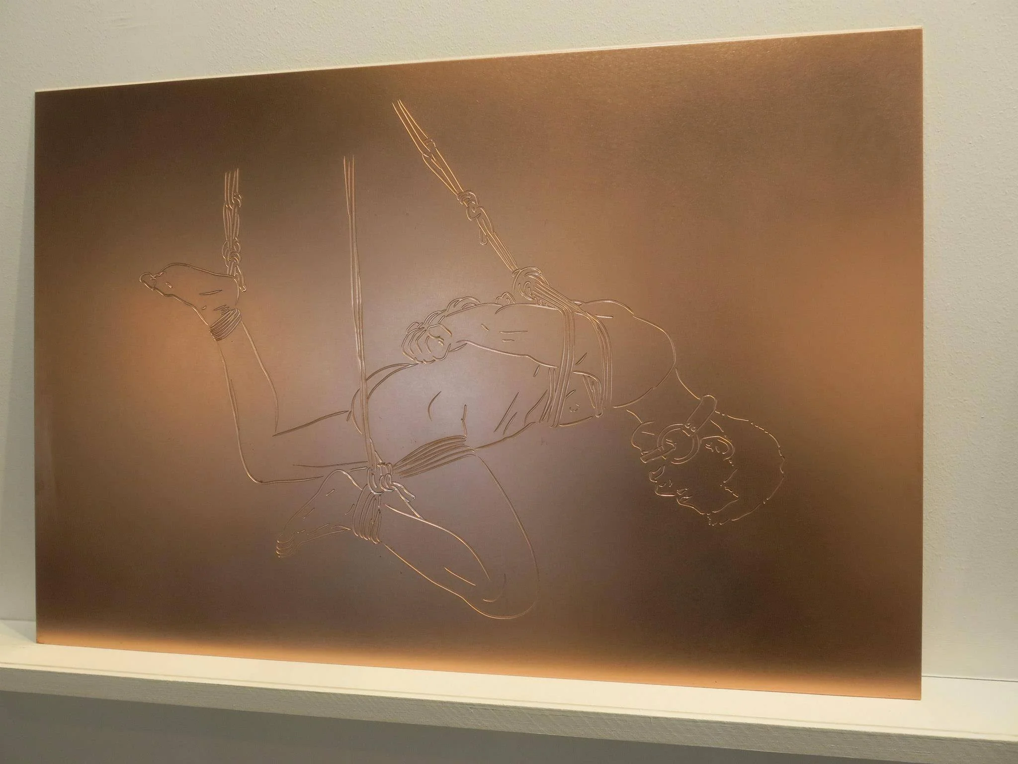 Die Deutsche Reihe / Serie Alemana (2010-2012) / S/T , Cobre 2 mm grabado (60 x 90 cm) 2014