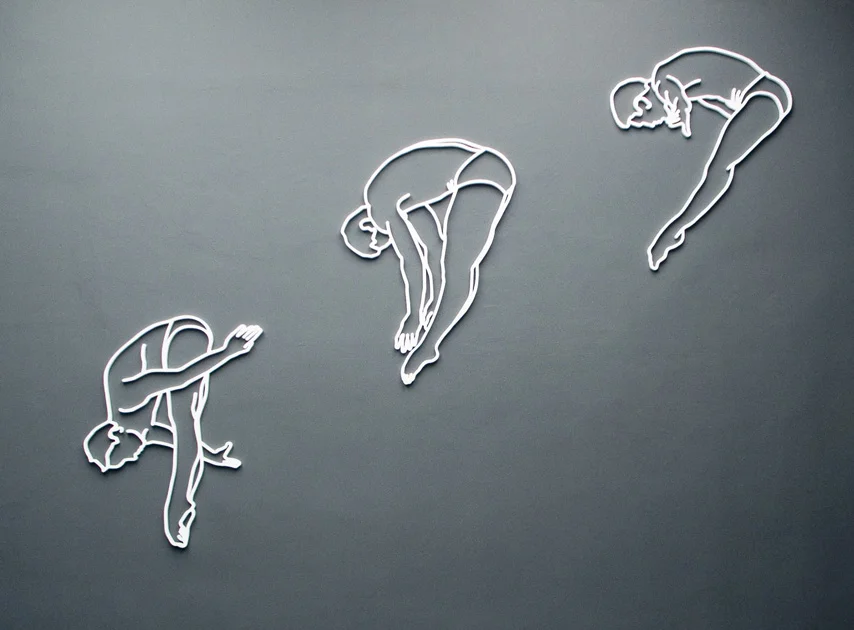Coloso, Gimnastas / Clavadistas, dimensiones variables
