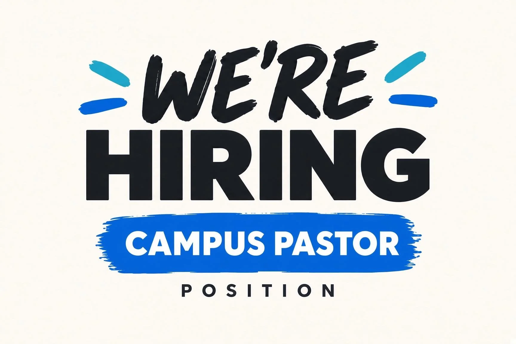 We're Hiring "Campus Pastor" Bardstown KY