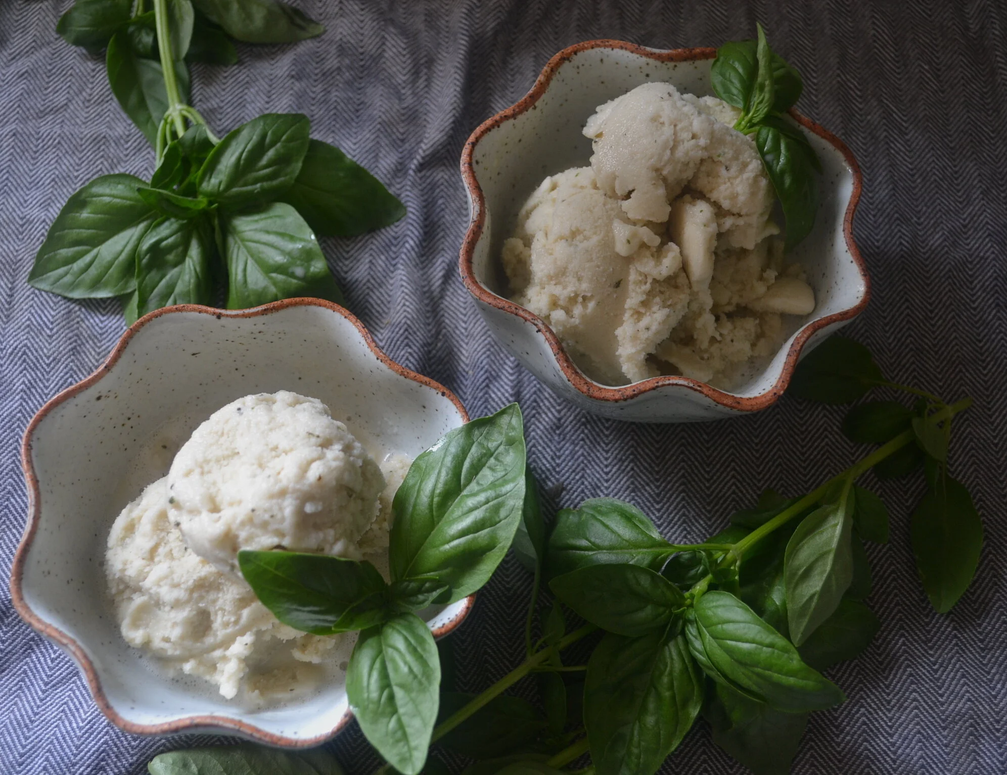 Basil and Oat Milk Ice Cream by Rick Perillo