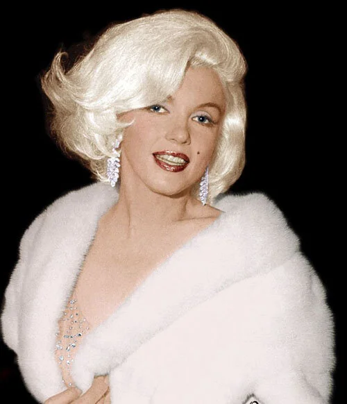 Marilyn Monroe Beaming Down From Heaven About New Beginnings by Greg Schreiner