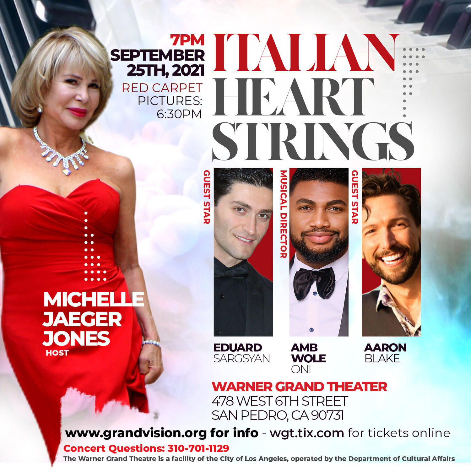 Italian Heart Strings is a show starring Michelle Jaeger Jones, a lifelong resident of the South Bay. 