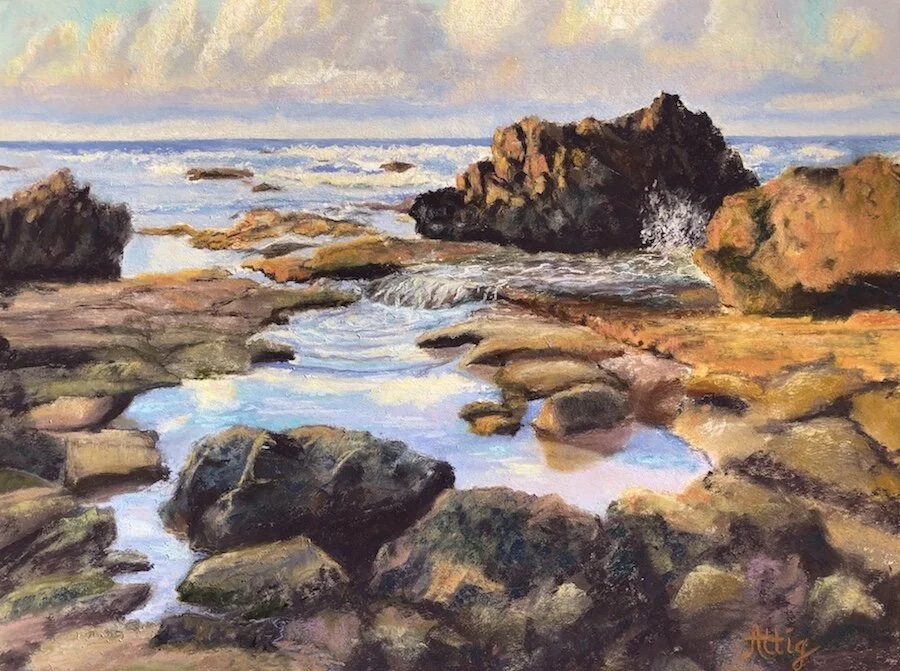 The Beautiful Art Journey of Lynn Attig: Painting Pastelscapes