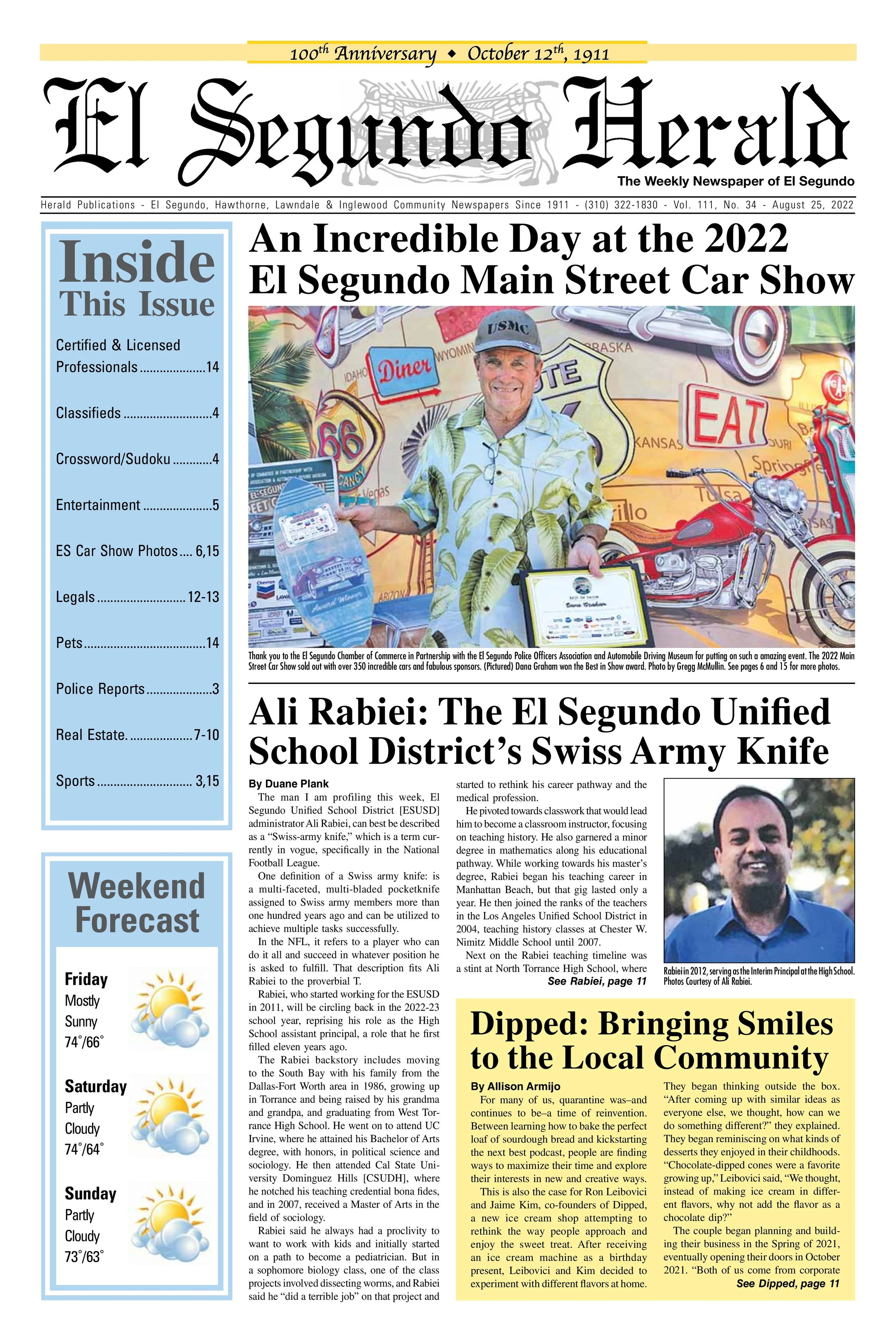 Palos Verdes Native &amp; Expert Dana Graham Takes Best in Show - El Segundo Main Street Car Show