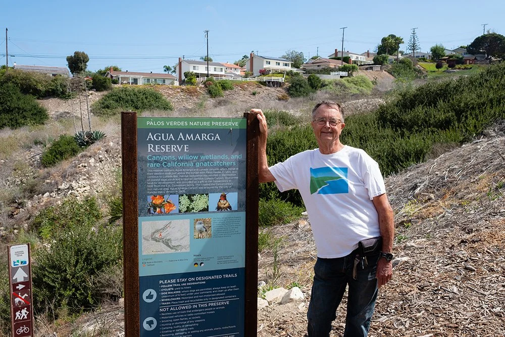 Resident Noel Park is a Key Community Partner for Lunada Canyon Restoration By Louise Olfarnes Manager of Communications, Palos Verdes Peninsula Land Conservancy