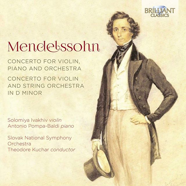 Out today! &quot;Pyrotechnic mastery of trills, stops and chromatic motion...performed with impeccable skill and verve&quot; - Times Herald 
#newrelease #classicalmusic #Mendelssohn #Violin #DoubleConcerto #YoungMendelssohn