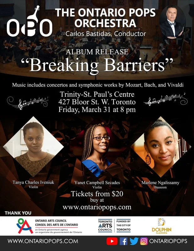 March 31: Ontario Orch's CD release & concert