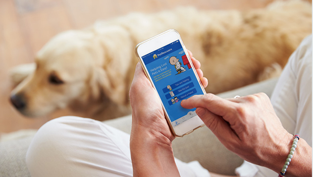 Check your pet’s health on your mobile phone with these apps from Pet MD and The American Red Cross. Photo by My Pet.