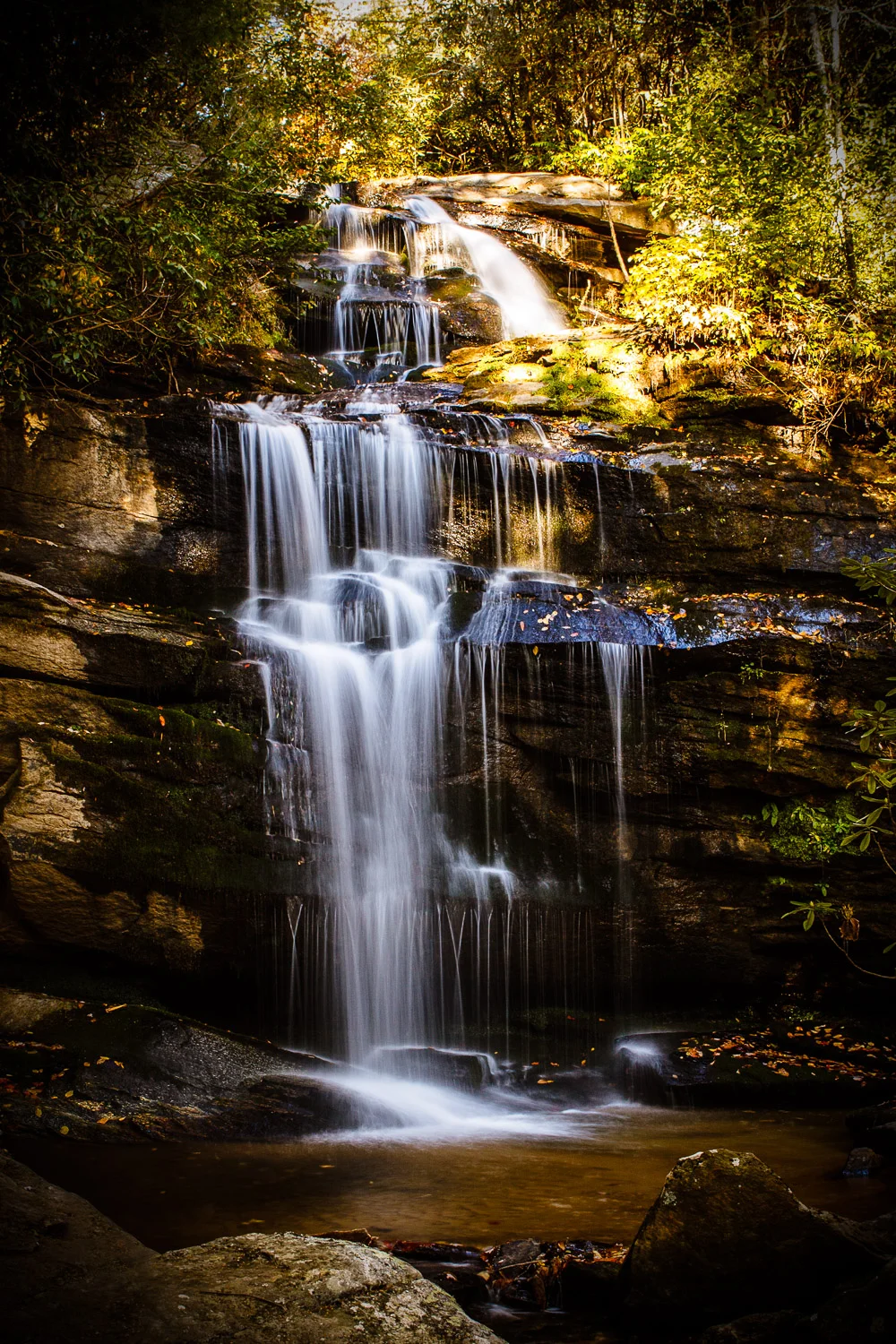 Standing Rock Falls -- A beautiful waterfall near the sanctuary Photography by Mela