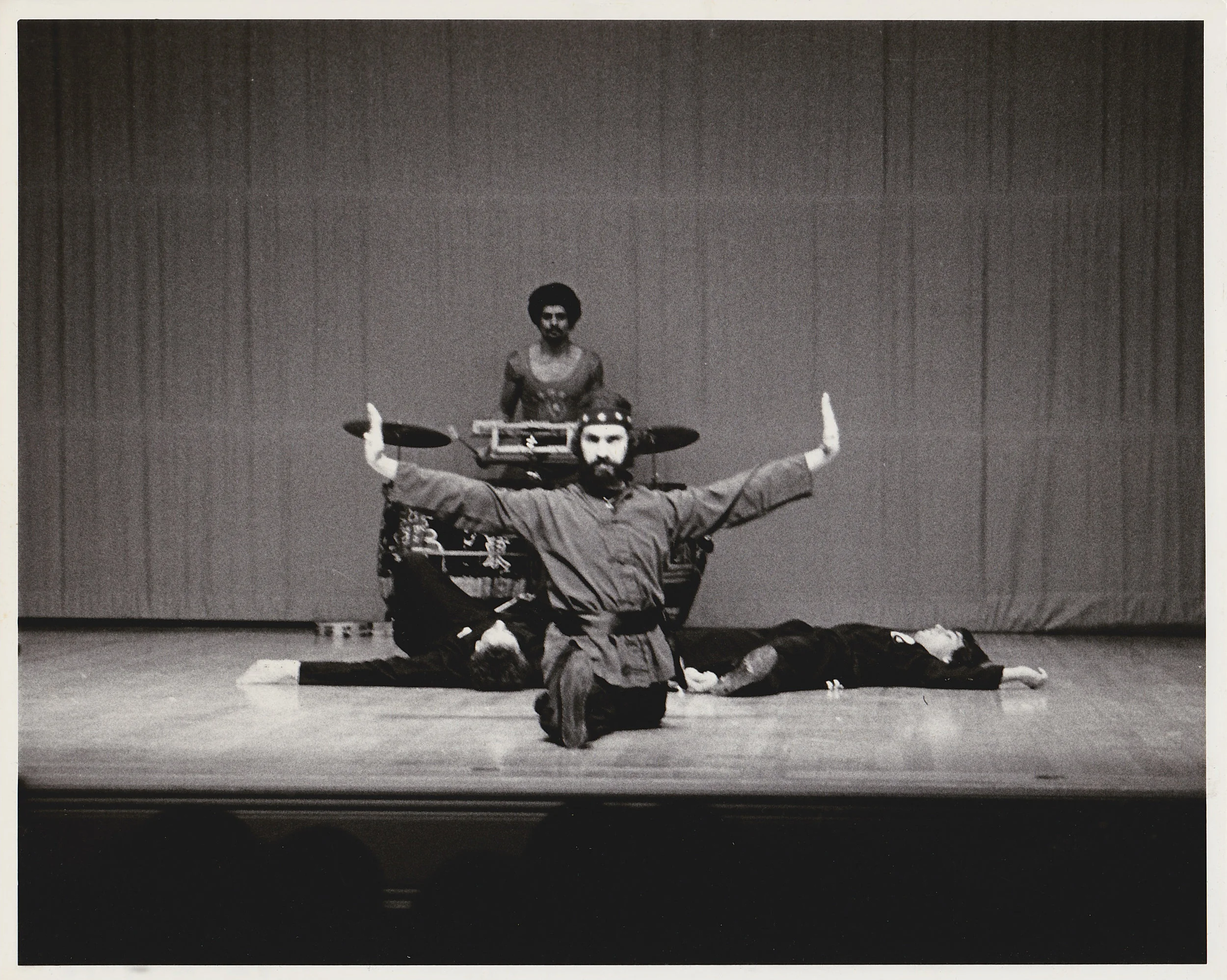 Sifu Paolillo at a demonstration at the John Hancock Hall in Boston, MA, late 1970s