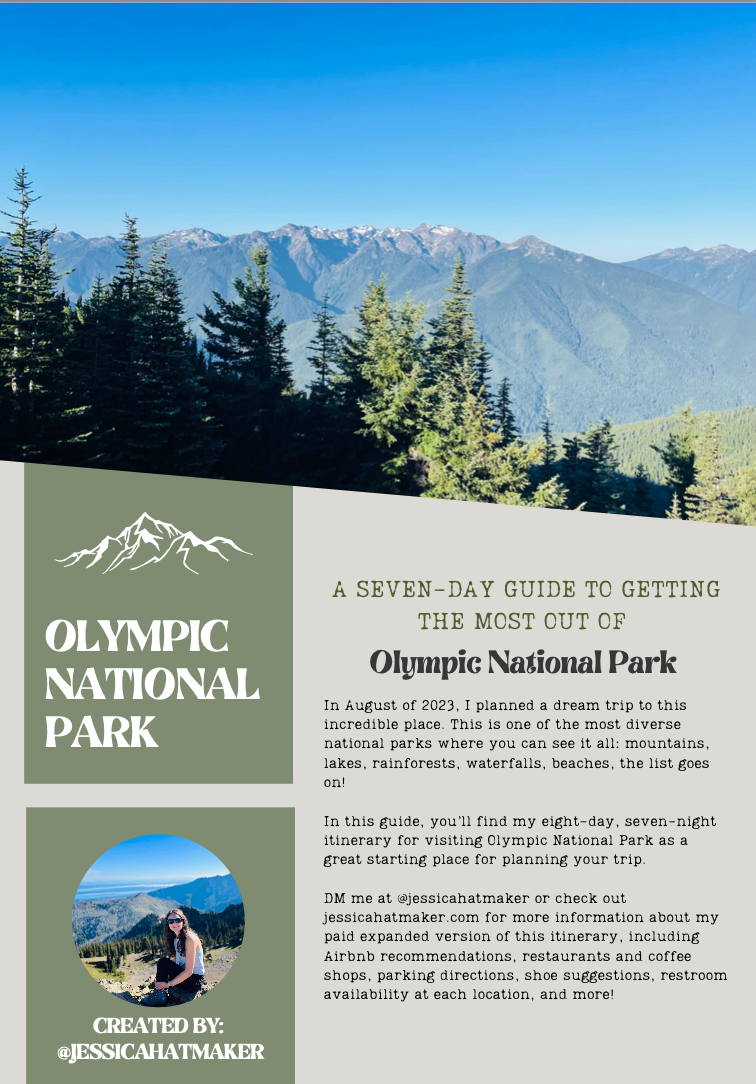Olympic National Park Itinerary [FREE VERSION]