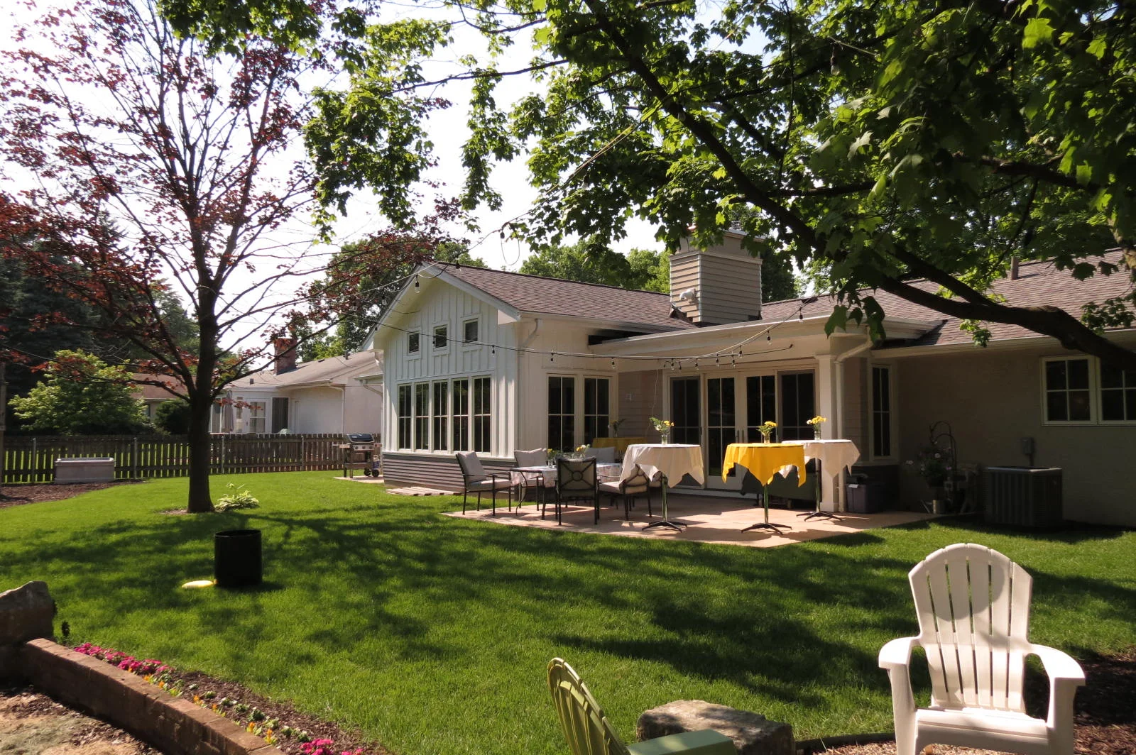 UA ranch; rear, after