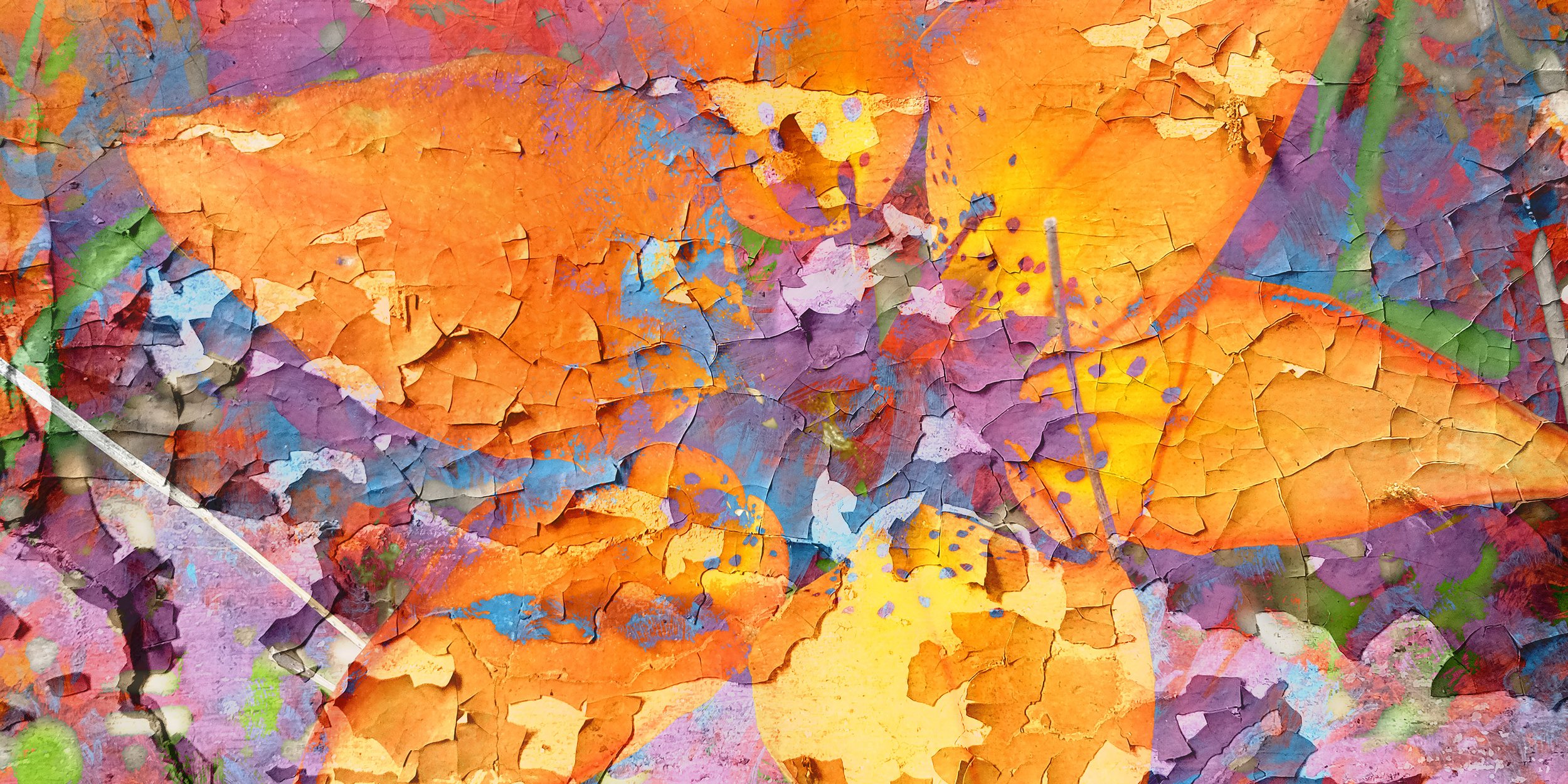 Abstraction-Orange Flower