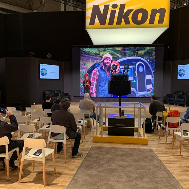 .@mandyleaphoto talking about her adventures and photography in her #tinyhome @ #ces2019 courtesy of @nikonusa Great presentation! .
.
.
.
.
#tinyhome #homeiswhereyouparkit #tinyhouse #travel #vanlife #tinyliving #wanderlust #camping #rvlife #homeonw