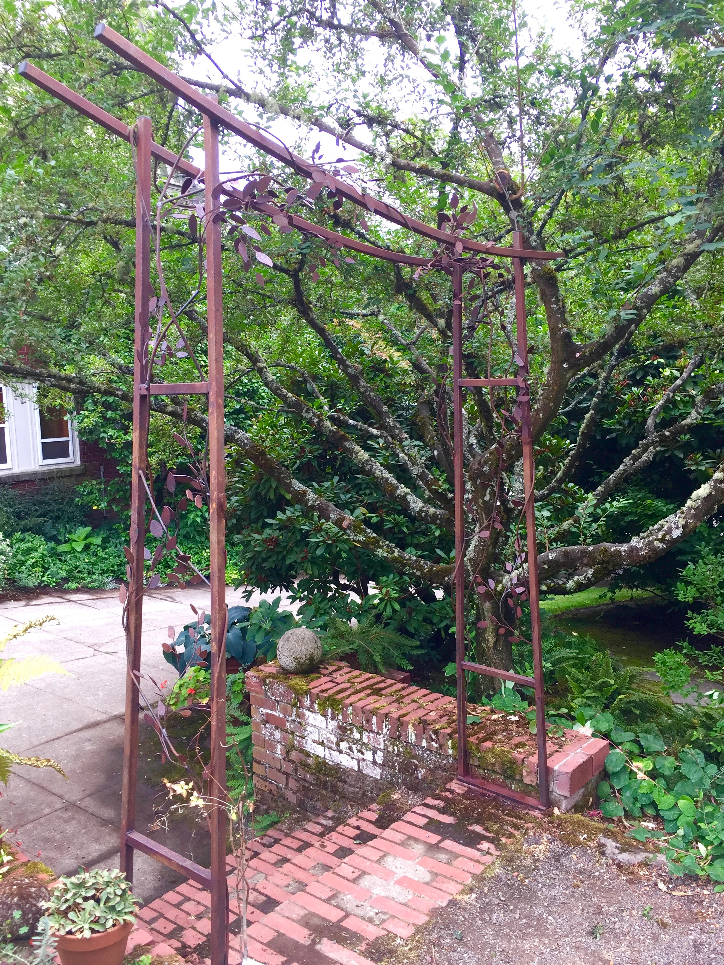 Japanese inspired botanical arbor